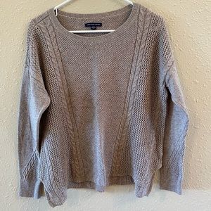 American eagle tan/brown sweater. Size medium
